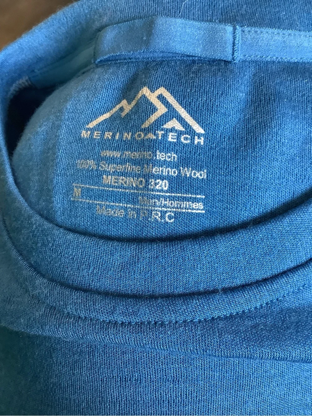Merino.Tech  320 Heavyweight l/s Merino Wool Base Layer Top - Medium
